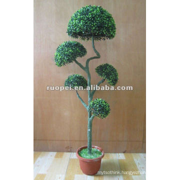 Artificial Boxwood Ball Bonsai For Garden Decoration, Artificial Plant